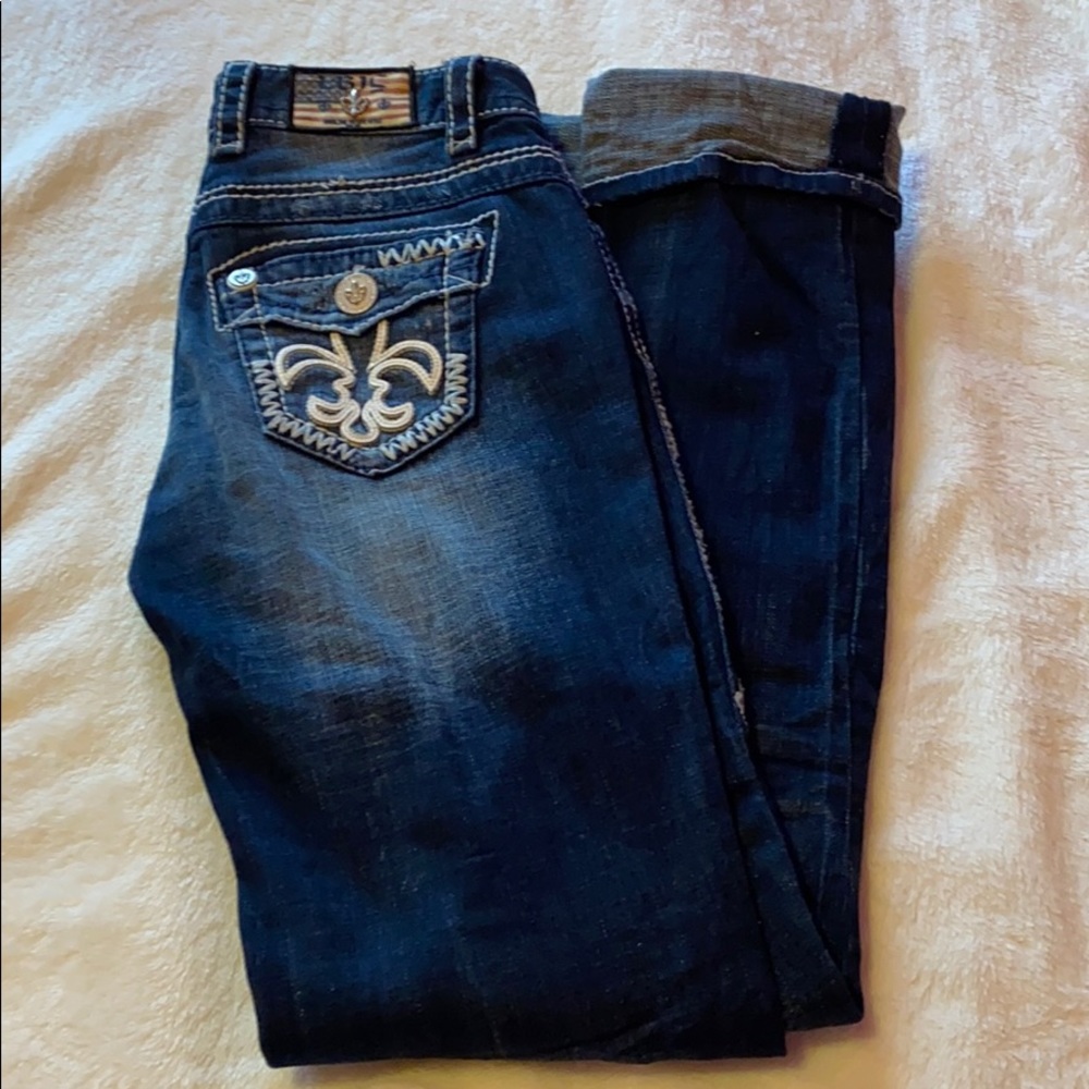 LBJC Denim Ripped Jeans